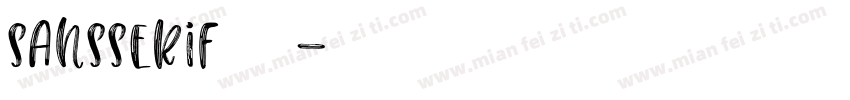 sansserif字体字体转换
