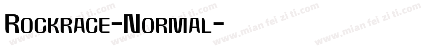 Rockrace-Normal字体转换