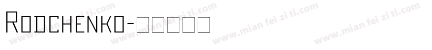 Rodchenko字体转换