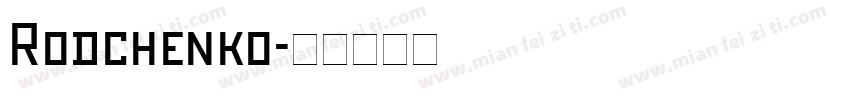 Rodchenko字体转换