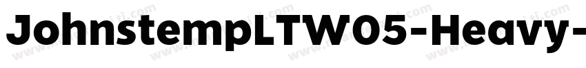 JohnstempLTW05-Heavy字体转换