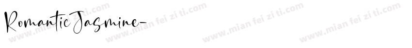 RomanticJasmine字体转换
