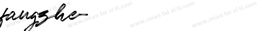 fangzhe字体转换