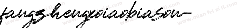 fangzhengxoiaobiason字体转换