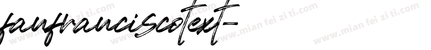 fanfranciscotext字体转换