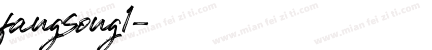 fangsong1字体转换