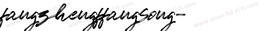 fangzhengffangsong字体转换
