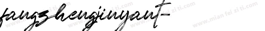 fangzhengjinyant字体转换