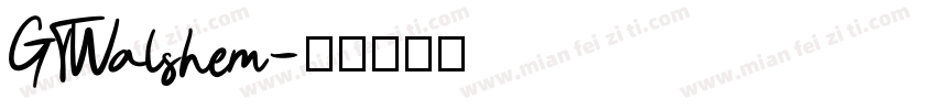 GTWalshem字体转换