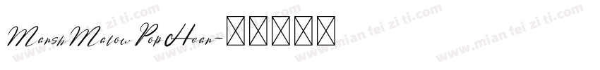 MarshMalowPopHear字体转换