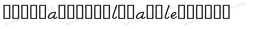 APompadourBoldSample字体转换