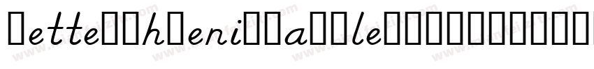 BetterPhoenixSample-PvY2字体转换