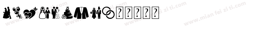 wedbings字体转换