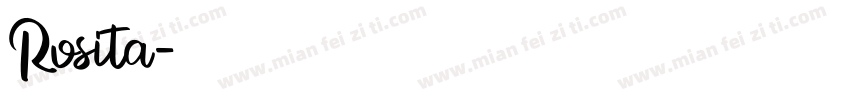 Rosita字体转换