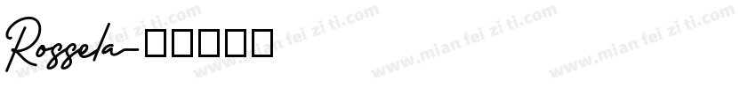 Rossela字体转换