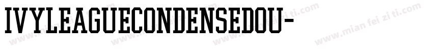 IvyLeagueCondensedOu字体转换