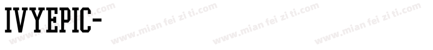 ivyepic字体转换
