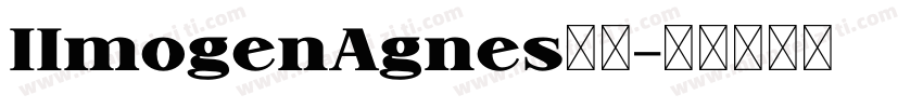 IImogenAgnes字体字体转换