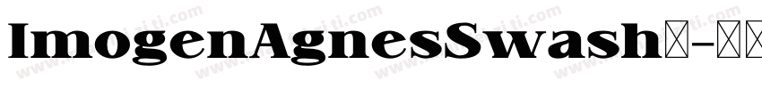 ImogenAgnesSwash◆字体转换