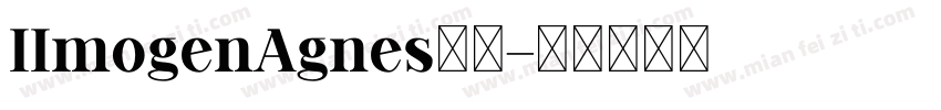 IImogenAgnes字体字体转换