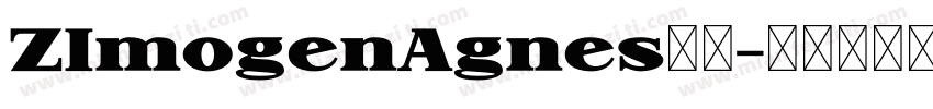 ZImogenAgnes字体字体转换