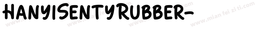 HanyiSentyRubber字体转换