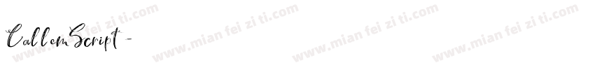 CallemScript字体转换