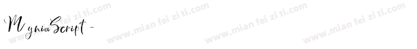 MyniaScript字体转换