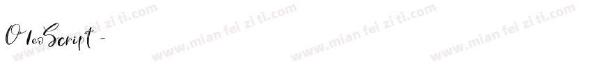 O1eoScript字体转换