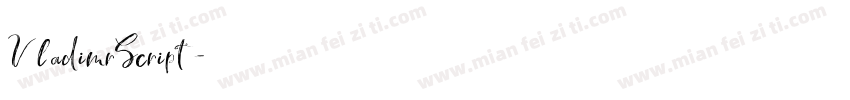 VladimrScript字体转换