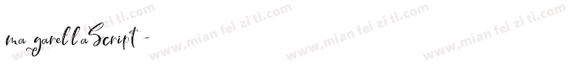 magarellaScript字体转换