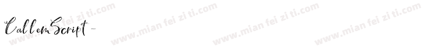 CallemScript字体转换