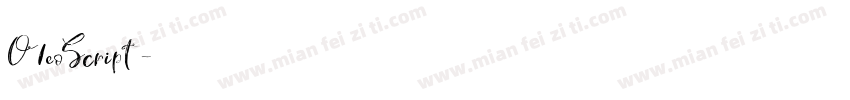 O1eoScript字体转换