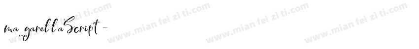 magarellaScript字体转换