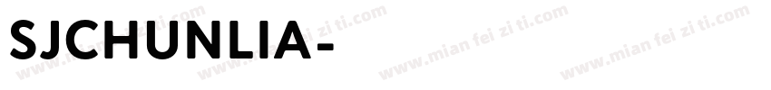 SJchunlia字体转换