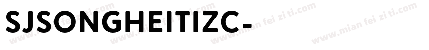 SJsongheitizc字体转换