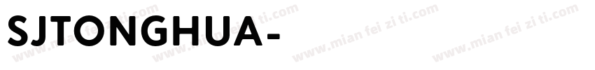 SJtonghua字体转换