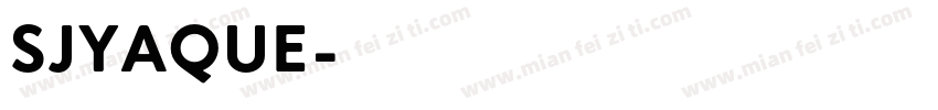 SJyaque字体转换