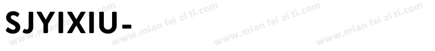 SJyixiu字体转换