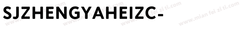 SJzhengyaheizc字体转换
