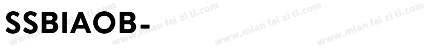 SSbiaob字体转换