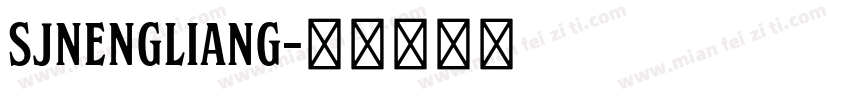 SJnengliang字体转换