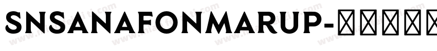 SNsanafonmaruP字体转换