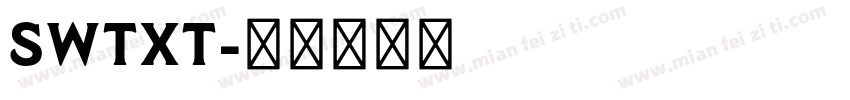 SWtxt字体转换