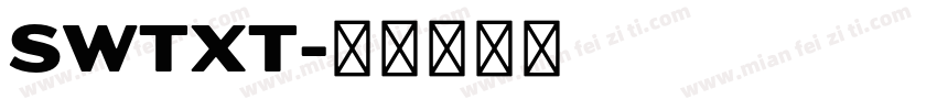 SWtxt字体转换