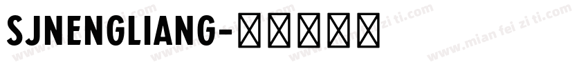 SJnengliang字体转换