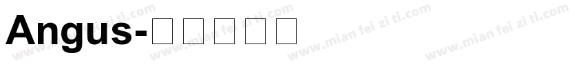 Angus字体转换