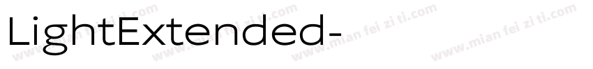 LightExtended字体转换