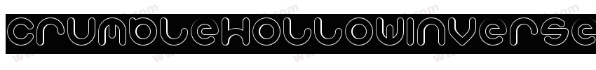 CrumbleHollowInverse-EzD8字体转换