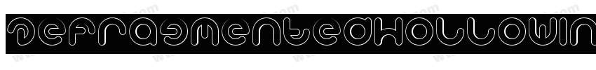 DefragmentedHollowInverse-MzeB字体转换